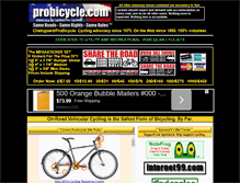 Tablet Screenshot of probicycle.com